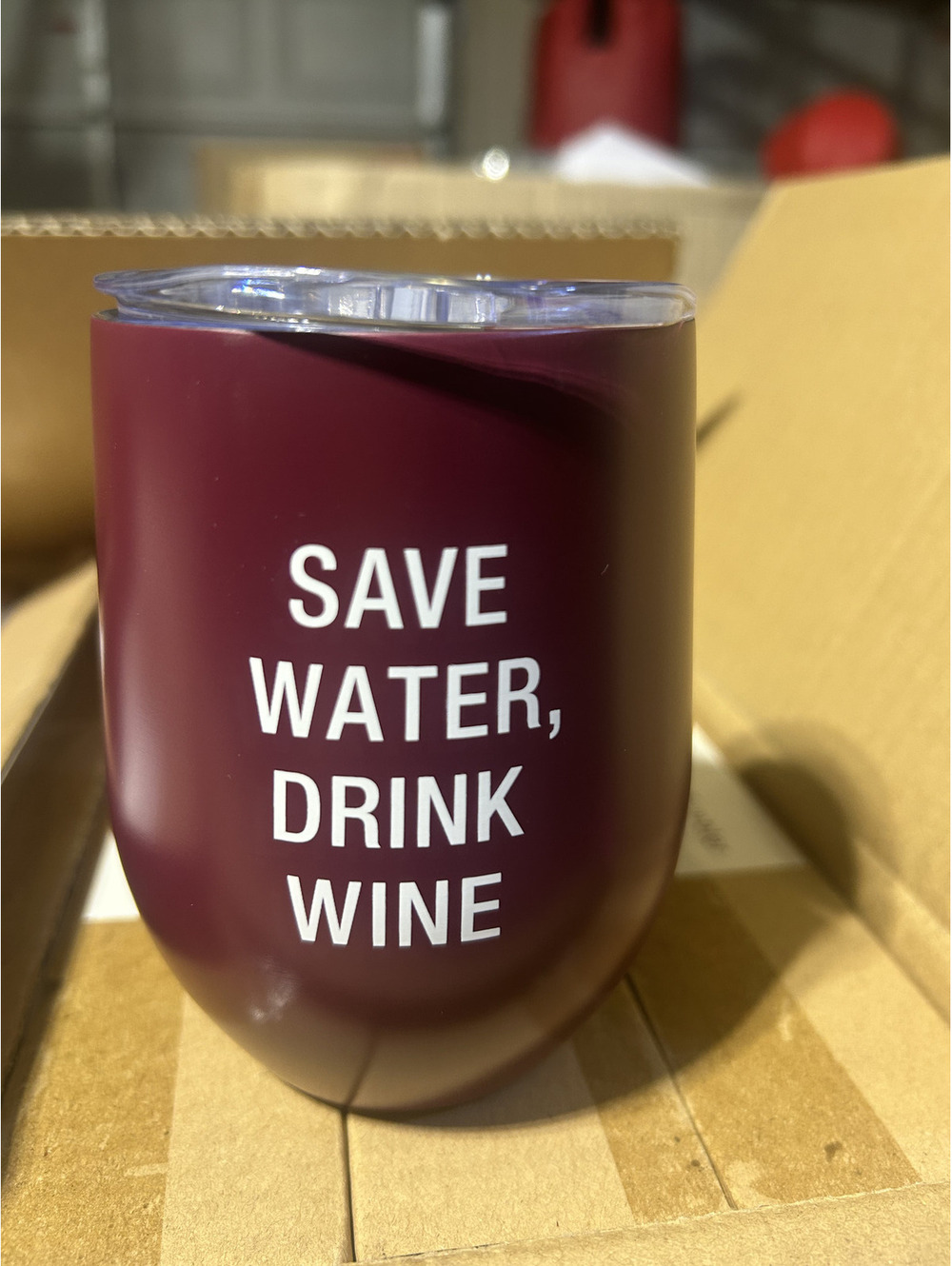 Save Water Drink Wine Insulated Tumbler Set of 3